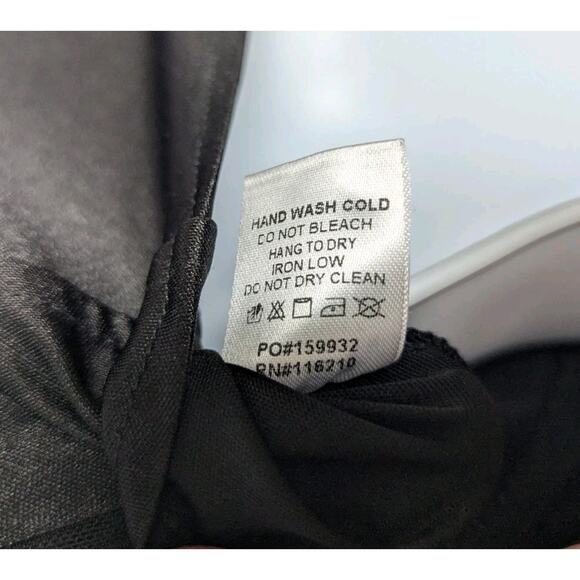 Windsor Feelin Luxe Y2K Whimsygoth Black Bustier Corset Cold Shoulder Top Size S - Picture 11 of 11